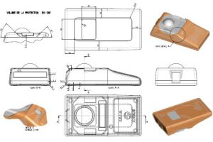 étude, conception, design et plan 3 dimension d'une souris d'ordinateur par Prototype & Série