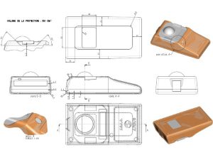 plan en 3 dimensions souris numérique par Prototype & Série